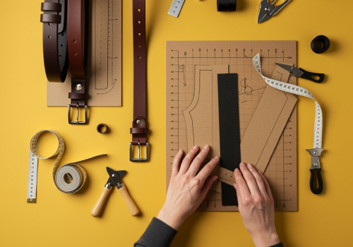 Curso de modelação de cintos e modelos de pequena marroquinaria
