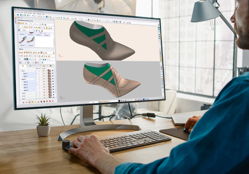 Modelador de calçado CAD 3D 