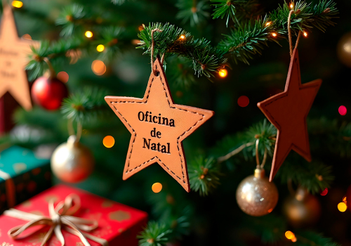  Oficina de Natal: CTCP promove experiência criativa com couro