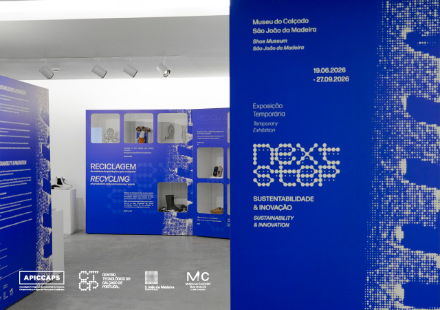 Exposição NEXT STEP <br>patente até 29 de setembro <br>no Museu do Calçado