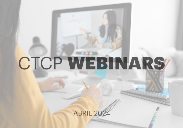 CTCP apresenta programa de webinars para mês de abril