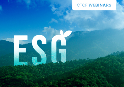 WEBINAR: ESG e Sustentabilidade - A nova visão sobre ação e reporte